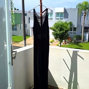 Black summer dress